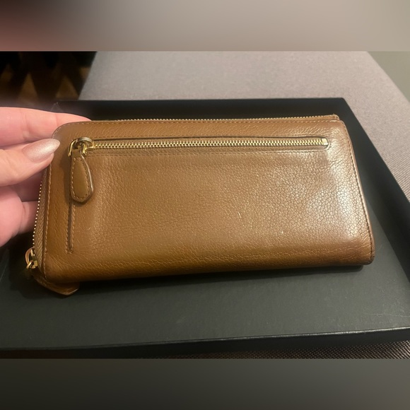 Prada beige large zippy wallet - Picture 9 of 12